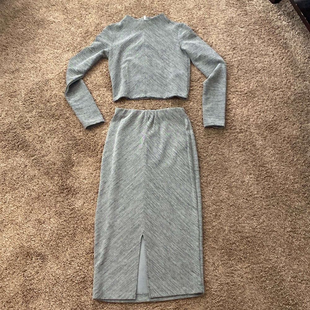 Zara | Co-Ord Midi Skirt Set